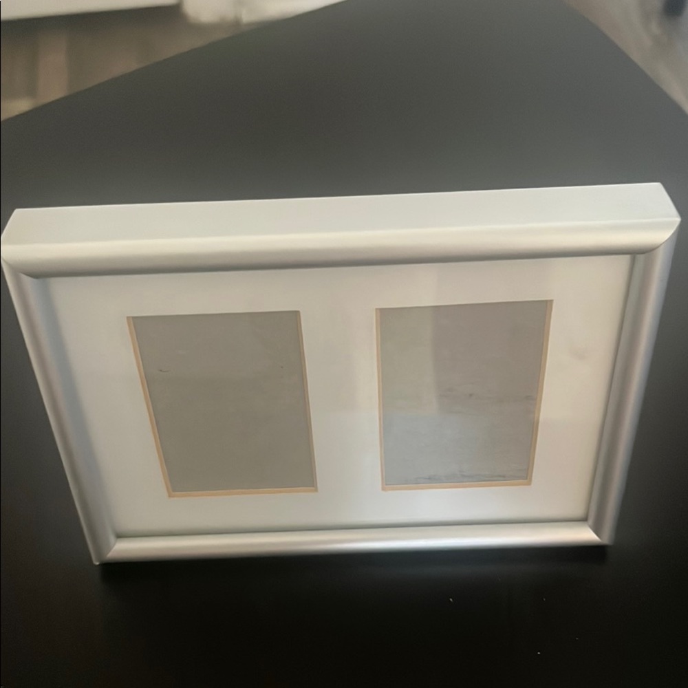 Silver Double Photo Frame - Picture 2 of 7